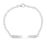 Personalised Double Name Bracelet - The Flower & Gift Yard