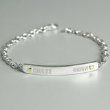 Personalised Double Name Bracelet - The Flower & Gift Yard