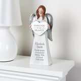 Personalised Forever In Our Hearts Memorial Angel Ornament - The Flower & Gift Yard