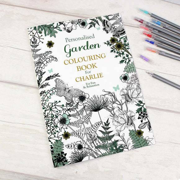 Personalised Gardening Colouring Book - The Flower & Gift Yard