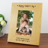 Personalised Happy Fathers Day Photo Frame - The Flower & Gift Yard