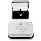 Personalised Heart Necklace and Box - The Flower & Gift Yard