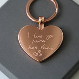 Personalised Hearts Keychain - The Flower & Gift Yard