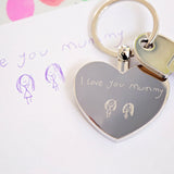 Personalised Hearts Keychain - The Flower & Gift Yard