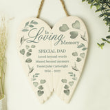 Personalised In Loving Memory Ceramic Wings - The Flower & Gift Yard