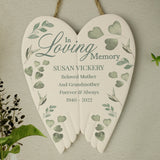 Personalised In Loving Memory Ceramic Wings - The Flower & Gift Yard