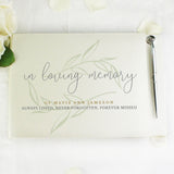 Personalised In Loving Memory Guest Book - The Flower & Gift Yard