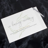 Personalised In Loving Memory Guest Book - The Flower & Gift Yard