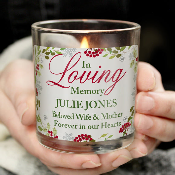 Personalised In Loving Memory Jar Candle - The Flower & Gift Yard