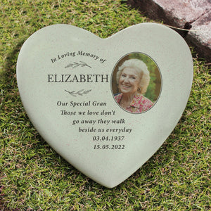 Personalised "In Loving Memory" Memorial Garden Stone - The Flower & Gift Yard