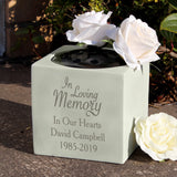Personalised In Loving Memory Memorial Vase - The Flower & Gift Yard