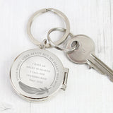 Personalised In Loving Memory Round Photo Keyring - The Flower & Gift Yard