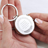 Personalised In Loving Memory Round Photo Keyring - The Flower & Gift Yard