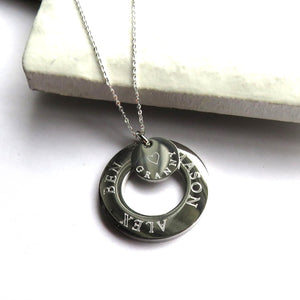 Personalised Infinity Necklace - The Flower & Gift Yard