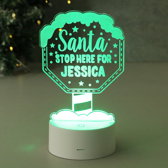 Personalised LED Colour Changing Light - The Flower & Gift Yard