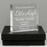 Personalised Little Angel Crystal Token - The Flower & Gift Yard