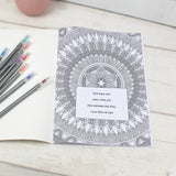 Personalised Mandala Colouring Book - The Flower & Gift Yard