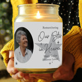 Personalised Memorial Jar Candle - The Flower & Gift Yard