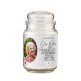 Personalised Memorial Jar Candle - The Flower & Gift Yard