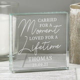 Personalised Memorial Token - "Carried for a Moment, Loved for a Lifetime" - The Flower & Gift Yard