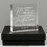 Personalised Memorial Token - "Carried for a Moment, Loved for a Lifetime" - The Flower & Gift Yard