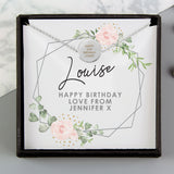 Personalised Necklace and Gift Box - The Flower & Gift Yard