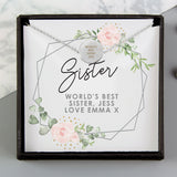Personalised Necklace and Gift Box - The Flower & Gift Yard