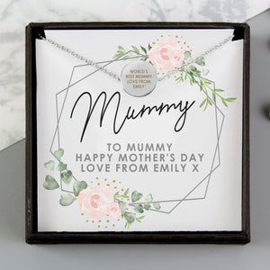 Personalised Necklace and Gift Box - The Flower & Gift Yard