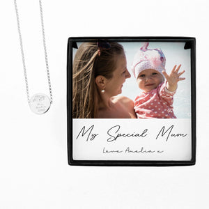 Personalised Necklace and Photo Upload Box - The Flower & Gift Yard
