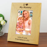 Personalised Oak Finish Photo Frame - The Flower & Gift Yard