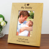 Personalised Oak Finish Photo Frame - The Flower & Gift Yard