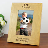 Personalised Oak Finish Photo Frame - The Flower & Gift Yard