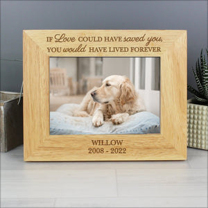 Personalised Pet Memorial 5x7 Photo Frame - The Flower & Gift Yard