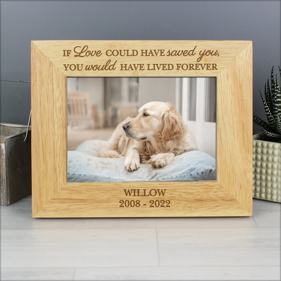 Personalised Pet Memorial 5x7 Photo Frame - The Flower & Gift Yard