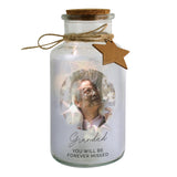 Personalised Photo Upload LED Glass Jar - The Flower & Gift Yard