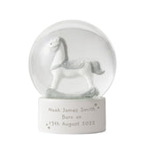 Personalised Rocking Horse Snow Globe - The Flower & Gift Yard