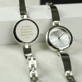 Personalised Silver Ladies Watch - The Flower & Gift Yard
