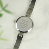 Personalised Silver Ladies Watch - The Flower & Gift Yard