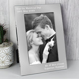 Personalised Silver Photo Frame - The Flower & Gift Yard