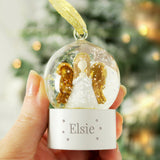 Personalised Snow Globe Tree Ornament - The Flower & Gift Yard