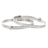 Personalised Sterling Silver Childs Expanding Diamante Star Bracelet - The Flower & Gift Yard