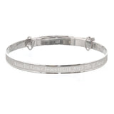 Personalised Sterling Silver Childs Expanding Diamante Star Bracelet - The Flower & Gift Yard