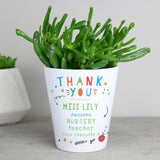 Personalised Thank You Plant Pot - The Flower & Gift Yard