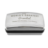 Personalised 'The World's Greatest' Cufflink Box - The Flower & Gift Yard
