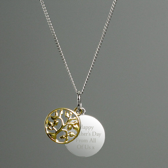 Personalised Tree Of Life Necklace - The Flower & Gift Yard