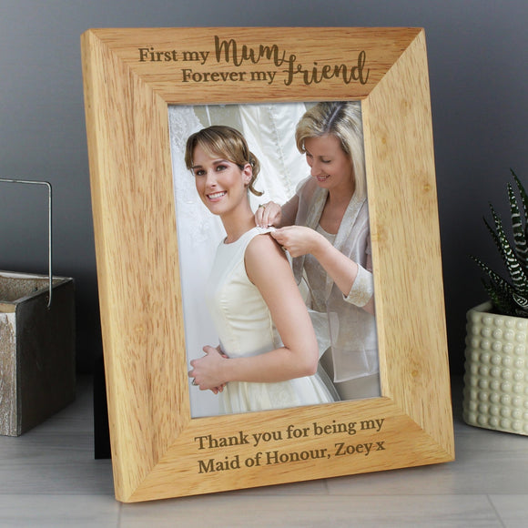 Personalised Wooden Photo Frame - The Flower & Gift Yard