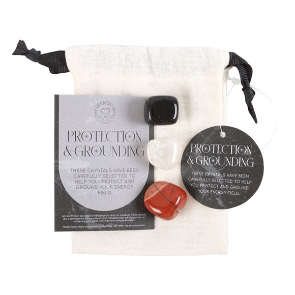 Protection & Grounding Healing Crystal Set - The Flower & Gift Yard