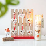 Robins Appear Cranberry Tube Candle - The Flower & Gift Yard