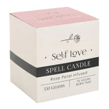 Rose Petal Infused Self Love Spell Candle - The Flower & Gift Yard