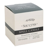 Rosemary Infused Success Spell Candle - The Flower & Gift Yard